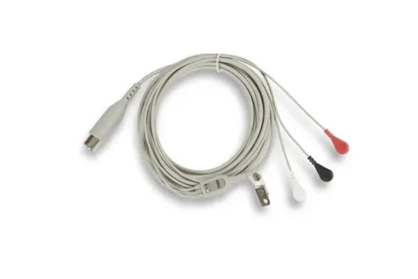 Replacement 3-Lead ECG Patient Cable (12 ft) - Dental Equipment Store