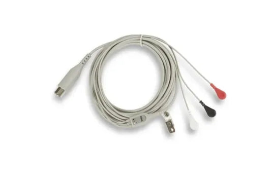 Replacement 3-Lead ECG Patient Cable (12 ft) - Dental Equipment Store