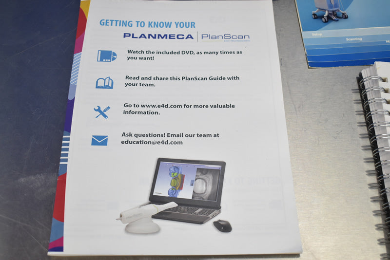 E4D Dentist Planmeca Nevo Acquisition Machine with Tips & Manuals - Dental Equipment Store