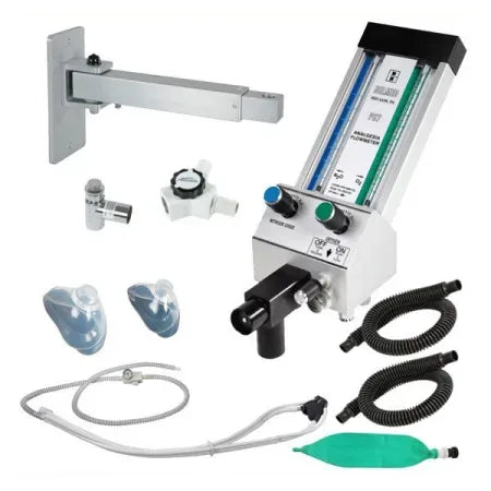 Belmed Dental Oral Surgery Flowmeter System with Telescoping Arm & Scavenger Goods F901 - Dental Equipment Store