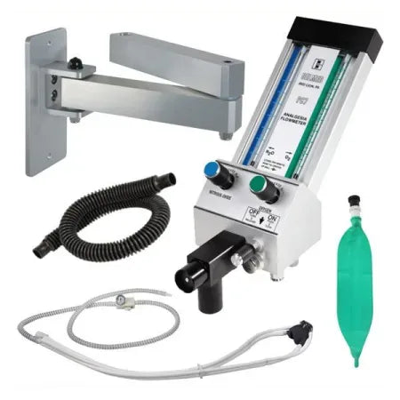 Belmed Flowmeter System with 8" Double Swivel Arm Model F403 - Dental Equipment Store