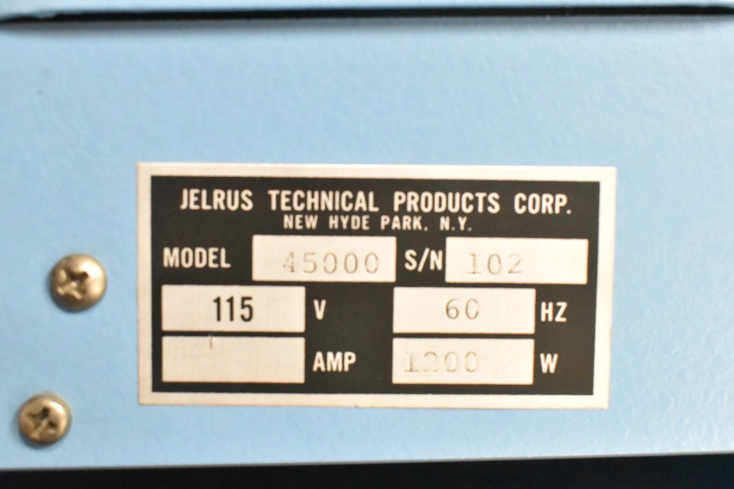 Jelrus Dental Furance Model 45000