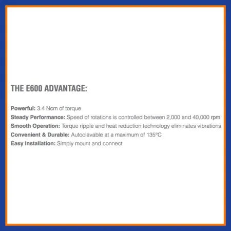 Beyes Maxso E600 Built-In Electric Micromotor System MT6002 Model M600B - Dental Equipment Store