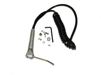 DCI Quick Clean Standard Dental Air Water Syringe Kit with Black Coiled Tubing image 0