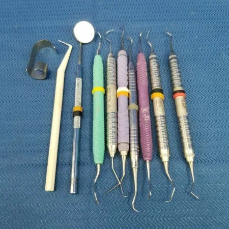 Dental Hygiene Kit Lot of Instruments image 0