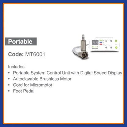 Beyes Maxso E600 Electric Micromotor System MT6001 Model M600P - Dental Equipment Store