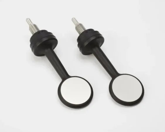 Over Molded Internal Electrode Paddles, 1.0" (2.6 cm) Dia. By 3.9" (10.0 cm) Short Pair, Pediatric image 0