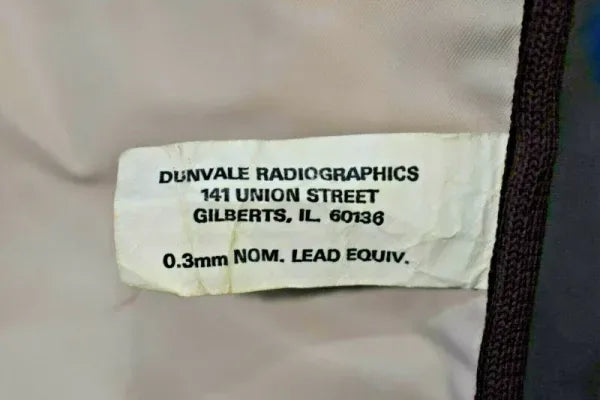.3mm Dunvale Radiographics X-Ray Protection Lead Apron image 7
