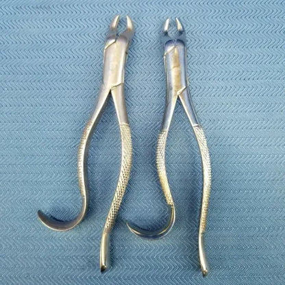 Lot of 2 Schein 210 Dental Extracting Forceps image 0