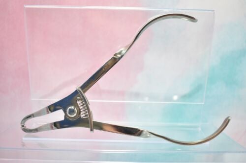 Tudor Stainless Steel Dental Rubber Dam Forceps image 0
