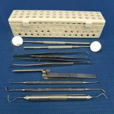 Zirc Dental Steri-Container Cassette with 9 Instruments image 0
