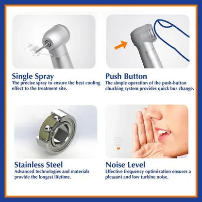 Beyes Maxso M200E Smart Midwest 4 Hole Connection Mini Head HP2105 Model M200E-M/M4 - Dental Equipment Store