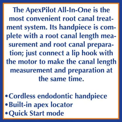 Apex All in One Endodontic Cordless Handpiece Model AL2020 - Dental Equipment Store