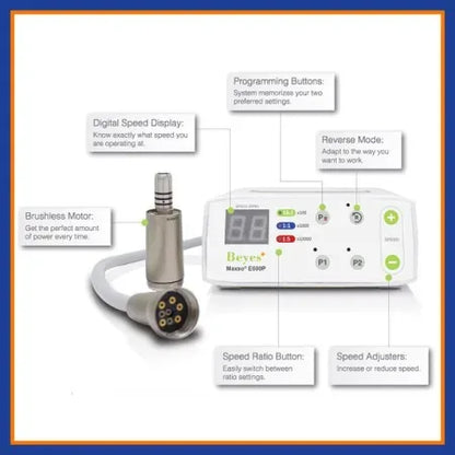 Beyes Maxso E600 Electric Micromotor System MT6001 Model M600P - Dental Equipment Store