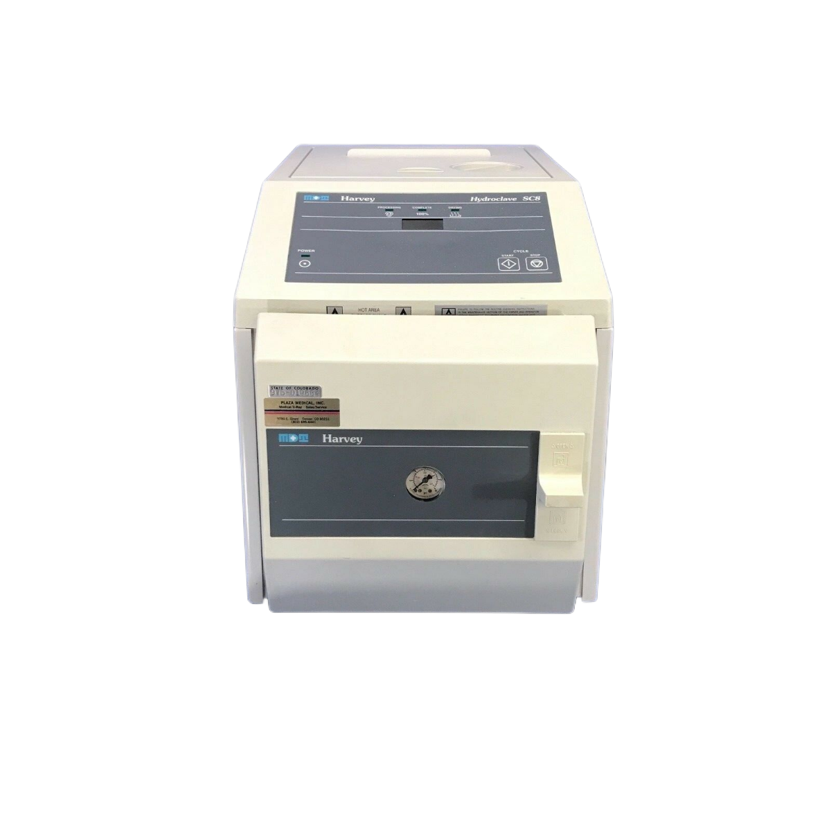 MDT Harvey Hydroclave Sterilizer SC8 Tabletop Autoclave image 0