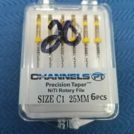 Channels PT Precision Taper Dental NiTi Rotary File Variety Size Lot image 1