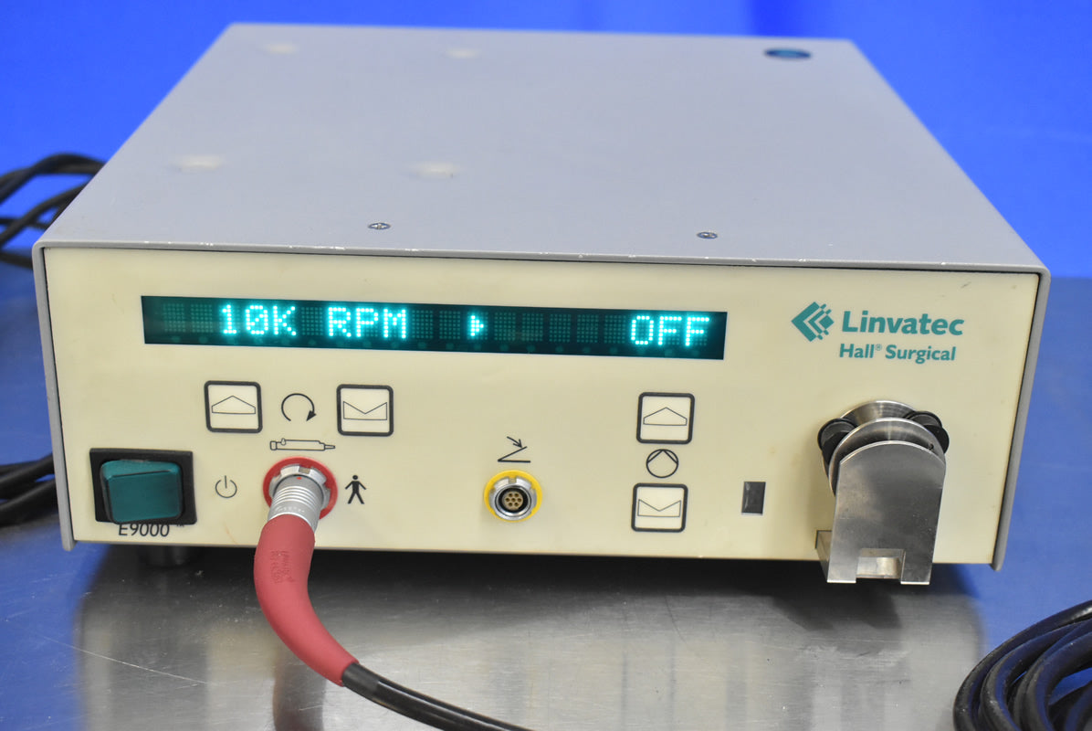 Linvatec Hall Surgical Console with Foot Switch & Handpiece image 3