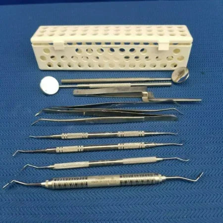 Zirc Dental Steri-Container Cassette with 9 Instruments image 0