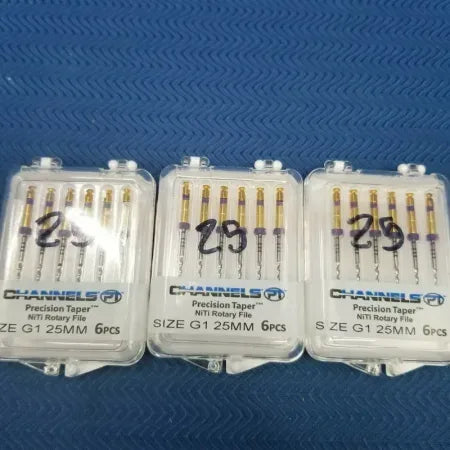 Channels PT Precision Taper Dental NiTi Rotary File Variety Size Lot image 6