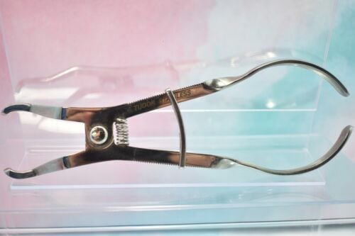 Tudor Stainless Steel Dental Rubber Dam Forceps image 7
