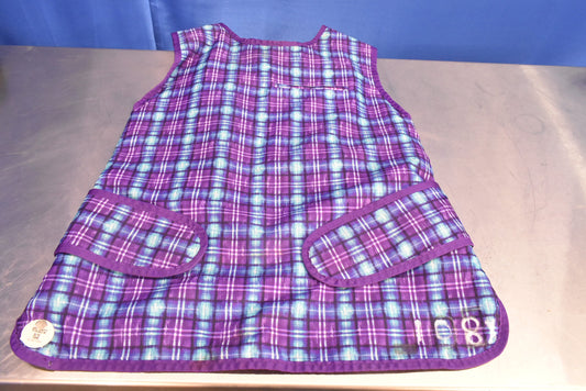 Infab Lead Apron Patch Pattern Pink and Blue image 0