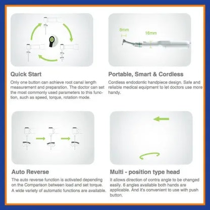 Beyes EndoPilot Cordless Endodontic Dental Handpiece Model AL2030 - Dental Equipment Store