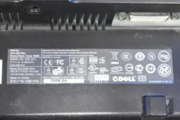 Dell Wall Mounted LCD Monitor E198WFPV image 2