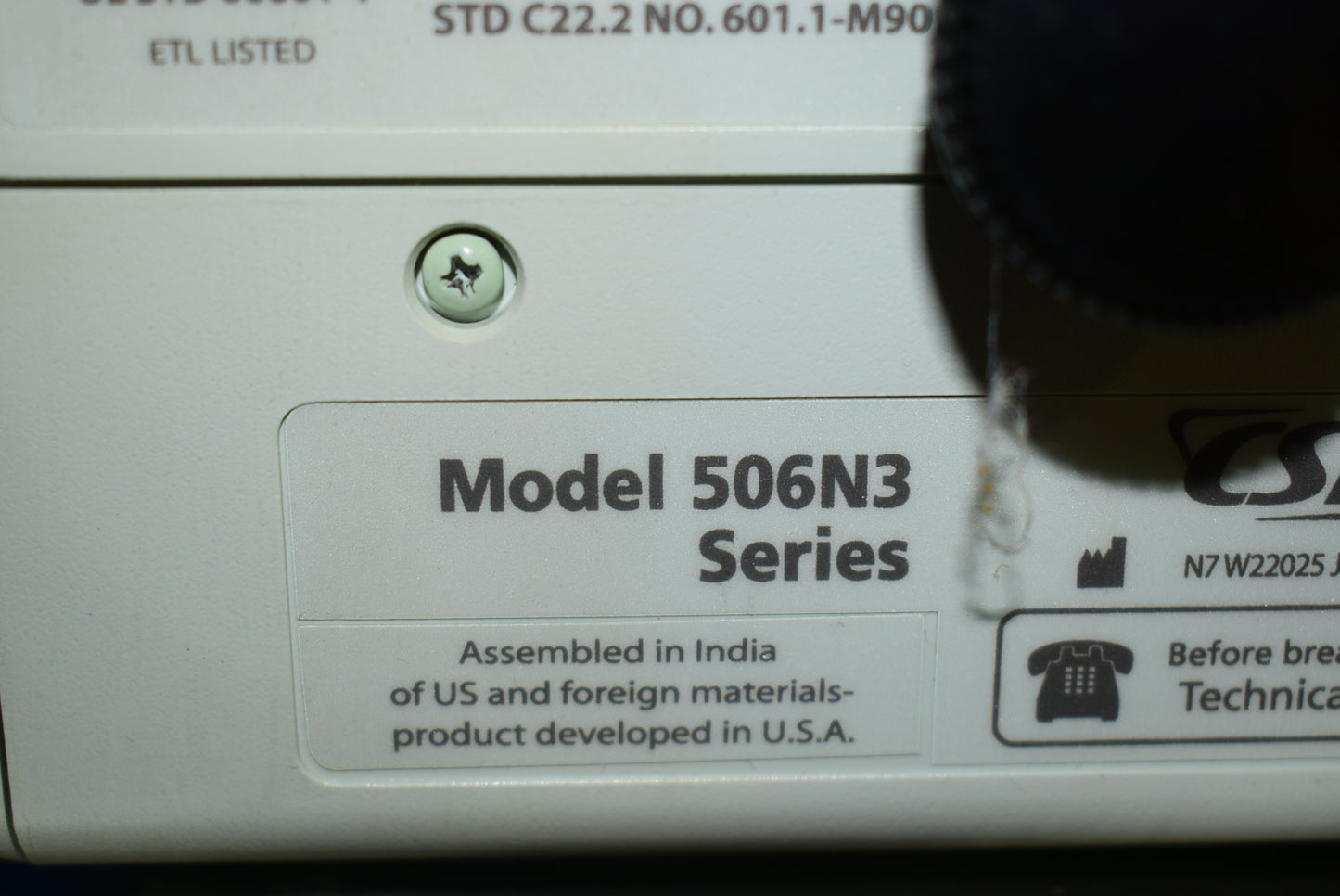 CSI Criticare 506N3 Series Comfort Cuff with Accessoreis