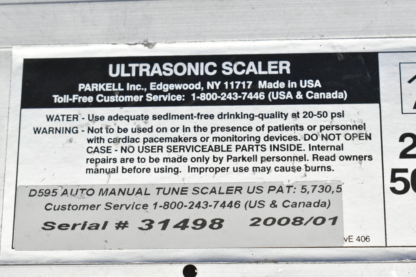 Parkell Auto Manual Tune Ultrasonic Scaler D595
