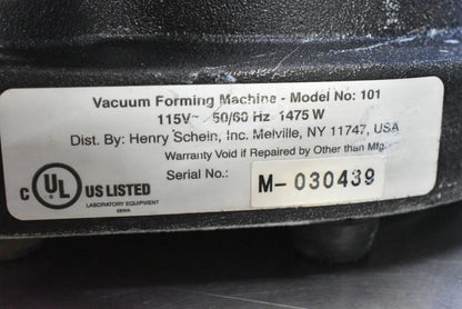 Vacuum Forming Machine - Model No 101 115V 50/60 Hz