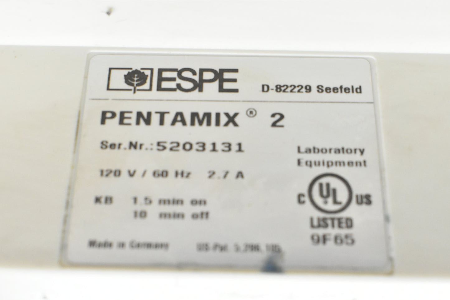 ESPE Pentamix 2 Mixing Machine