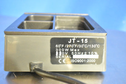 JT-15 Thermostatically Controlled 3-Well Dental Wax Pot