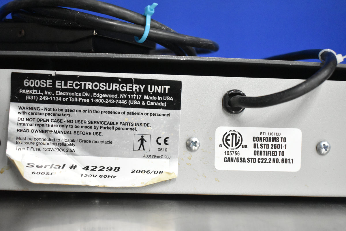 Parkell Sensimatic Electrosurge 600SE Dental Electrosurgery Unit