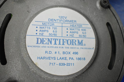 Dentiform Dentiformer Dental Lab Vacuum Forming Machine 120V