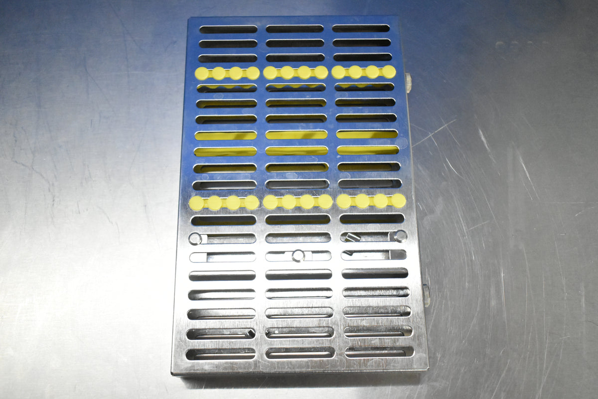 Hu-Friedy IMS Signature Series Dental Instrument Sterilization Cassette Yellow