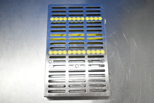 Hu-Friedy IMS Signature Series Dental Instrument Sterilization Cassette Yellow