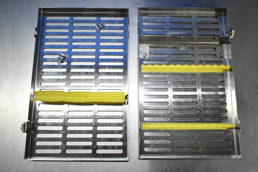 Hu-Friedy IMS Signature Series Dental Instrument Sterilization Cassette Yellow