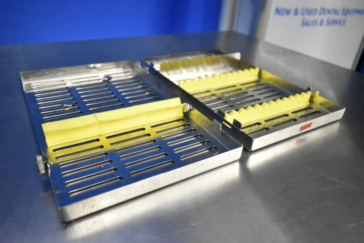 Hu-Friedy IMS Signature Series Dental Instrument Sterilization Cassette Yellow