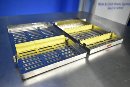Hu-Friedy IMS Signature Series Dental Instrument Sterilization Cassette Yellow