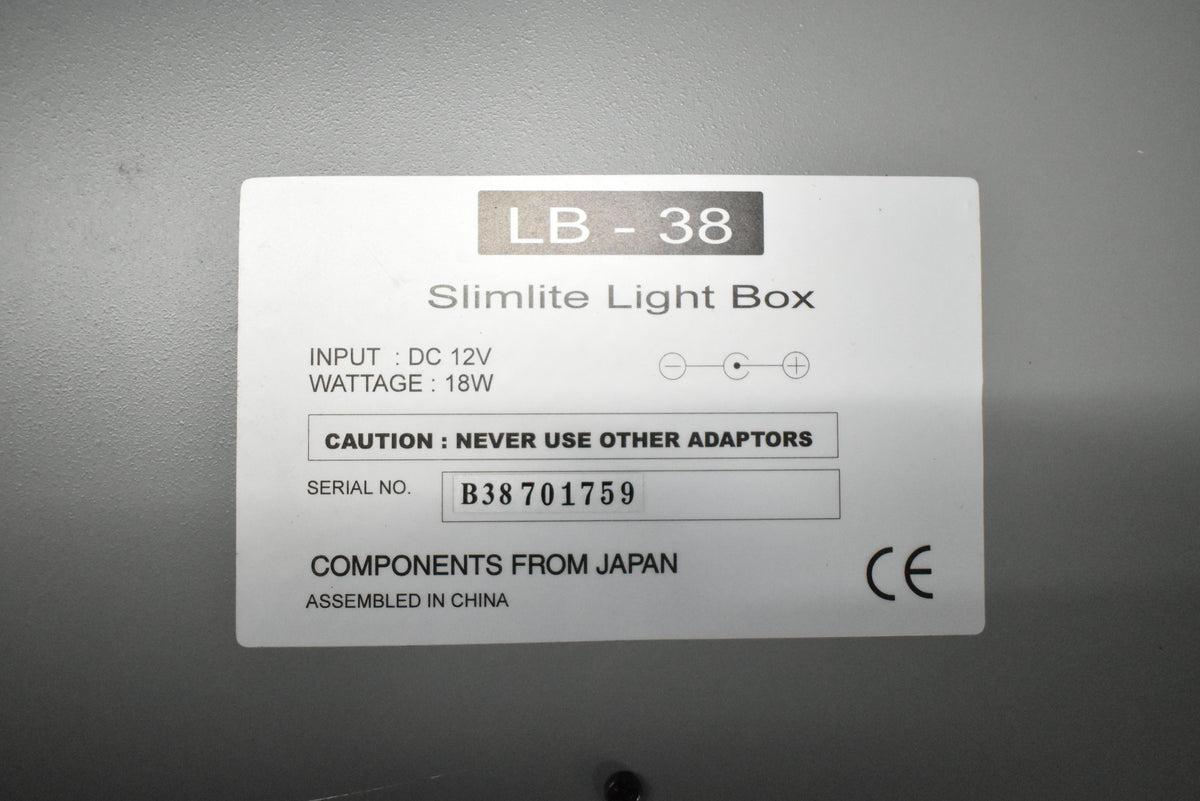 SlimLite LB-38 Dental X-Ray Film Viewer Light Box Image Marketing 12V 18W
