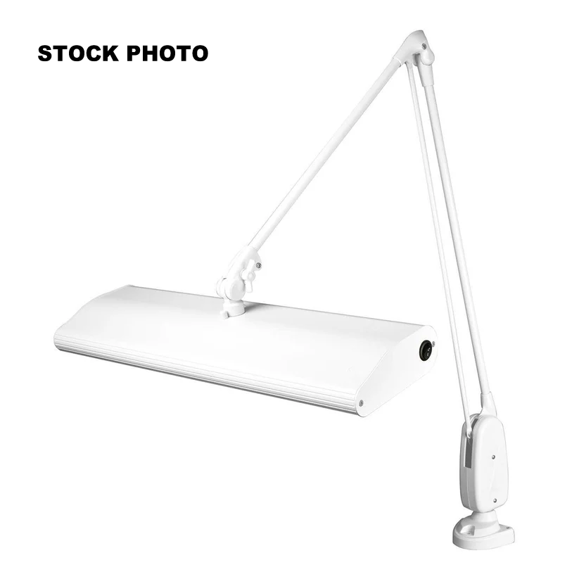 Dazor 3-Tube Fluorescent Lamps 134A3-DG-DL 43" Reach Clamp DL Tube