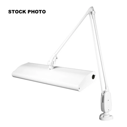 Dazor 3-Tube Fluorescent Lamps 134A3-DG-DL 43" Reach Clamp DL Tube