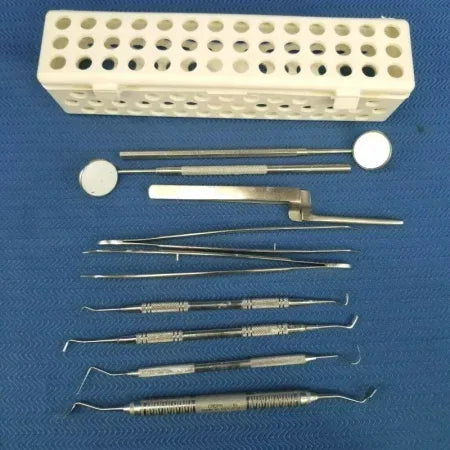 Zirc Dental Steri-Container Cassette with 9 Instruments image 1