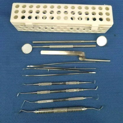 Zirc Dental Steri-Container Cassette with 9 Instruments image 1