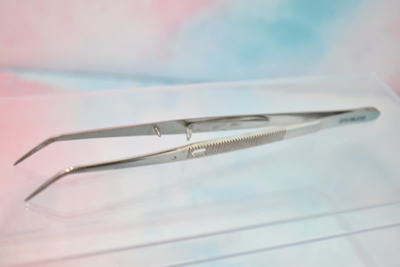 Stainless Cotton Forceps #0003 image 7