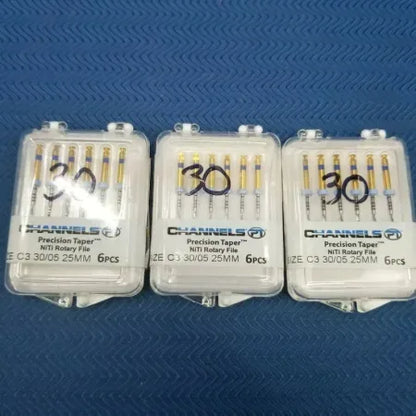 Channels PT Precision Taper Dental NiTi Rotary File Variety Size Lot image 5