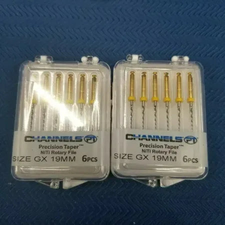 Channels PT Precision Taper Dental NiTi Rotary File Variety Size Lot image 3