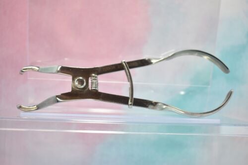 Tudor Stainless Steel Dental Rubber Dam Forceps image 2