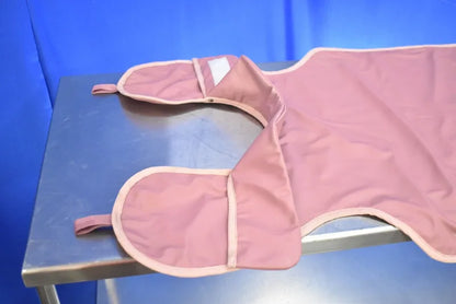 X-Ray Lead Apron with Collar - Coral Color - Dentsply 3 mm image 2
