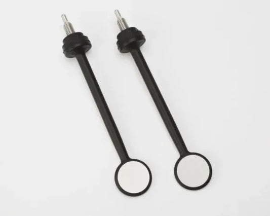 Over Molded Internal Electrode Paddles, 1.0" (2.6 cm) Dia. By 6.4" (16.3 cm) Long Pair, Pediatric image 0